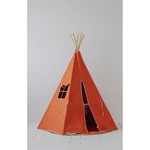 Tente tipi rouge renard