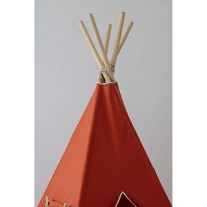 Tente tipi rouge renard