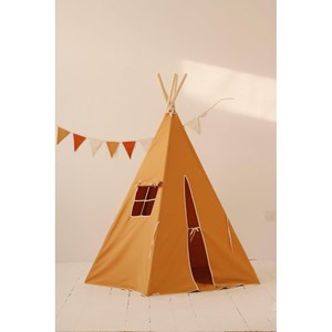 Tente tipi orange ochre