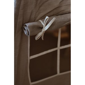Tente tipi beige lin naturel