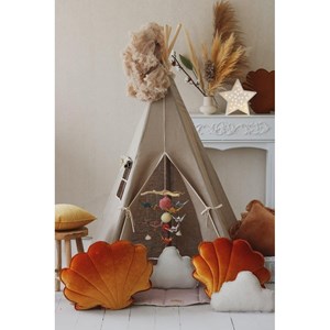 Tente tipi beige lin naturel