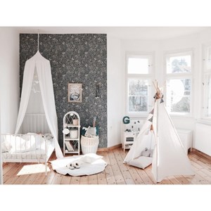 Tente tipi blanc lin naturel