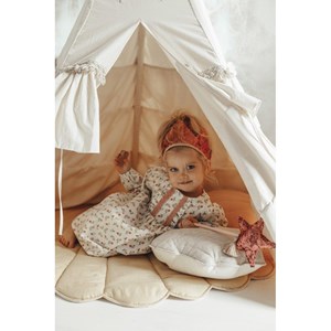 Tente tipi folk à volants - beige