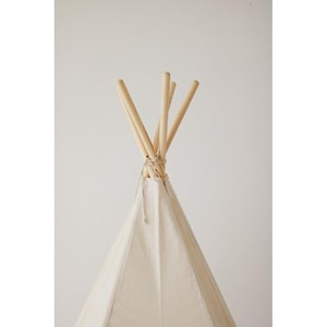 Tente tipi avec tapis beige gris