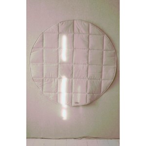 Tente tipi fluffy pompoms avec tapis - b