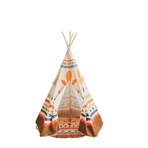 Tente tipi ambiance colorée