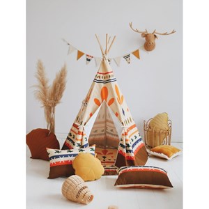 Tente tipi avec tapis native vibe - beig