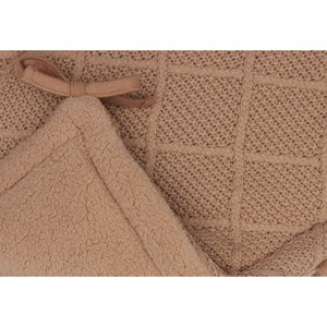 Tour de parc 180x30cm check knit - biscu