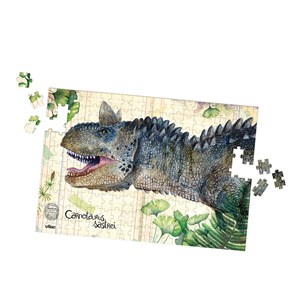 Coffret 3 puzzles dinosaures et posters