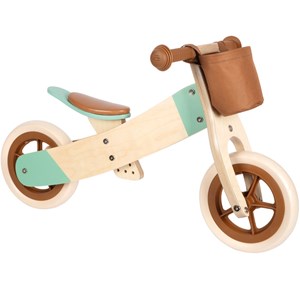 Draisienne tricycle 2 en 1 maxi brun car