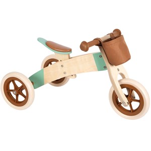 Draisienne tricycle 2 en 1 maxi brun car