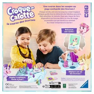 Jeu croque carotte licorne
