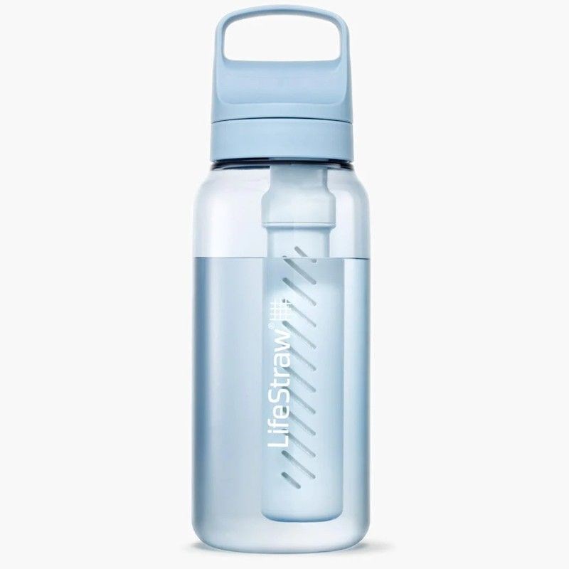 Gourde filtre à eau lifestraw go series 1l bleu ciel