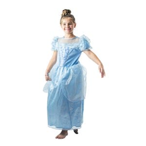 Costumen robe princesse bleue