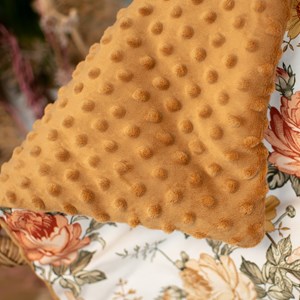 Couverture réversible minky néo camel