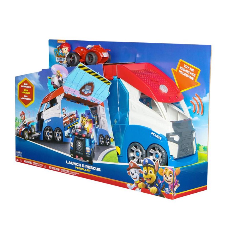 Camion spinmaster bleu