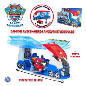 Camion spinmaster bleu
