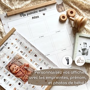 Pack souvenirs bébé complet - ourson