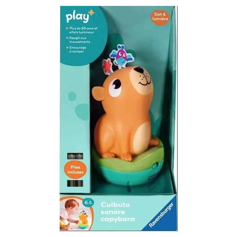 Play+ culbuto sonore capybara