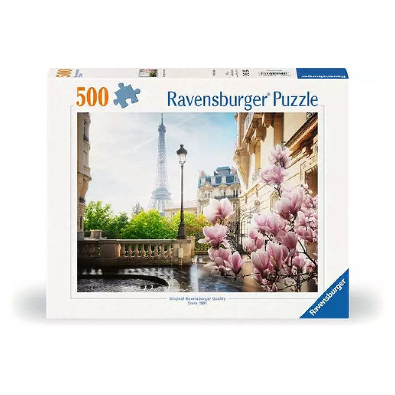 500p puzzle le printemps a paris
