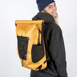 Sac à dos étanche 25l jaune feroce