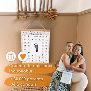 Cadre affiche mes premières fois renard