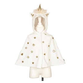 Cape licorne blanche - 2 ans - 92 cm