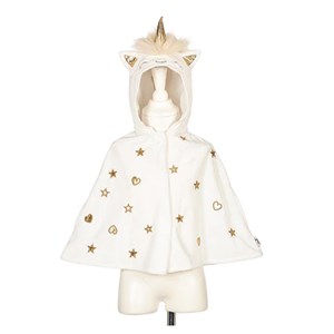 Cape licorne blanche - 2 ans - 92 cm