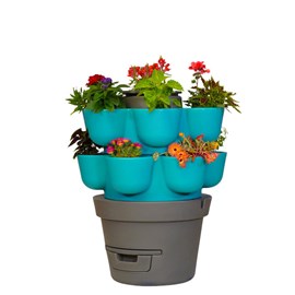 Wormgarden turquoise 2 jardinières