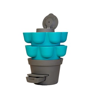 Wormgarden turquoise 2 jardinières