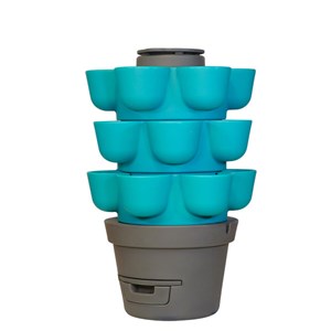 Wormgarden turquoise 3 jardinières