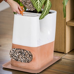 Lombricomposteur transfarmers blanc