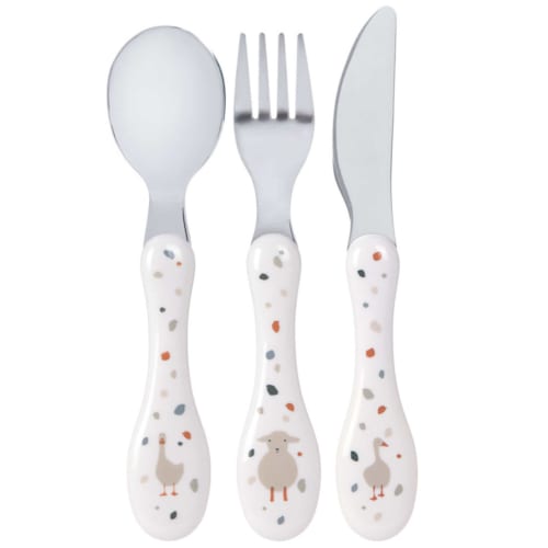Lassig - Lot de 3 couverts tiny farmer mouto