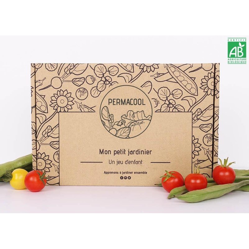 Kit jardinage - mon petit jardinier : graines bio à cultiver par vos enfants