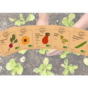 Kit jardinage - mon petit jardinier : graines bio à cultiver par vos enfants