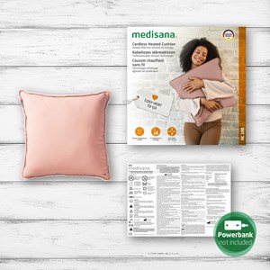 Coussin chauffant - rose