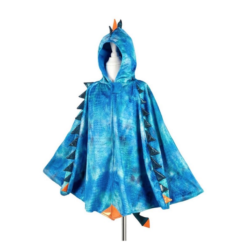 Cape de dragon bleu 4-7ans