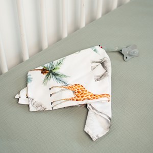 Doudou lange attache tétine coton