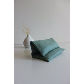 Bouillotte micro onde -  lin vert kaki