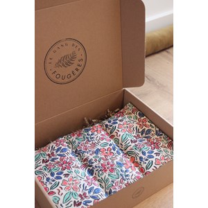 Bouillotte micro onde - fleurs aquarelle