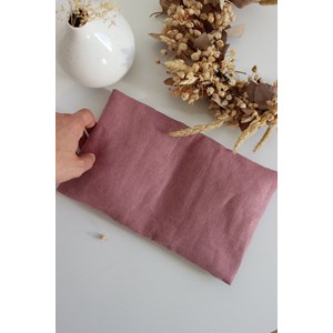 Petite bouillotte - lin vieux rose