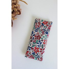 Masque yeux yoga - fleurs aquarelle