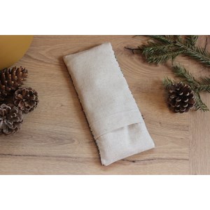 Masque yeux yoga - fleurs aquarelle