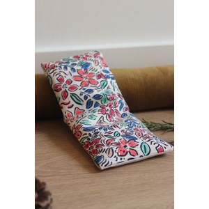 Masque yeux yoga - fleurs aquarelle