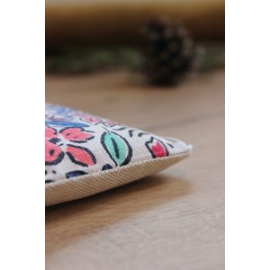 Masque yeux yoga - fleurs aquarelle