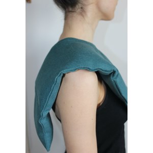 Bouillotte cervicales lin vert sapin