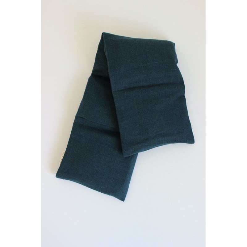 Bouillotte cervicales lin bleu de prusse