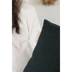 Bouillotte cervicales lin bleu de prusse