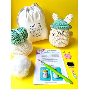 Kit de crochet doudou chat
