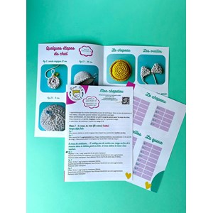 Kit de crochet doudou chat